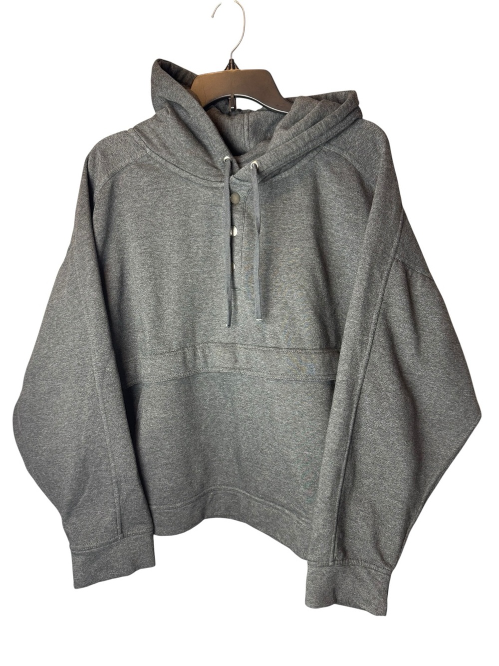 Daily Practice Anthro Henley Hoodie Sweatshirt 1X